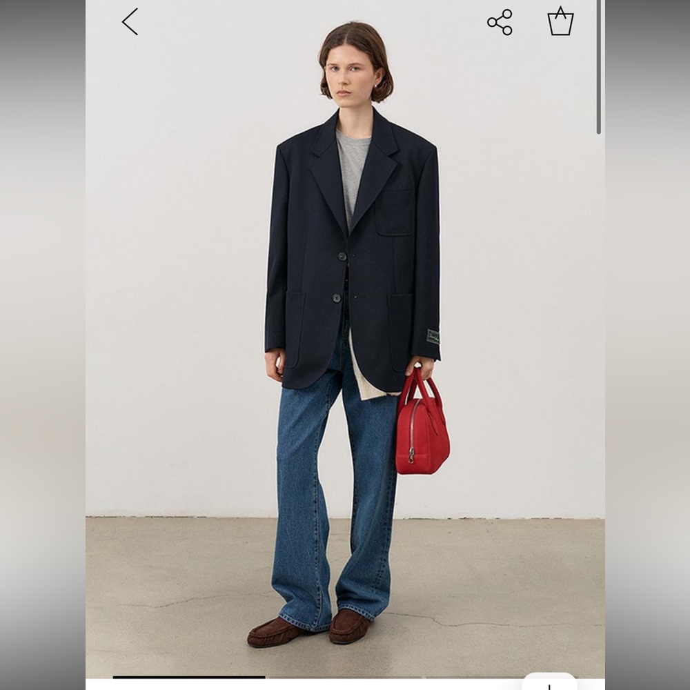 Dunst Unisex Oversized Wool Blazer